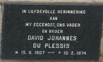 PLESSIS David Johannes, du 1907-1974