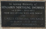 SWEMMER Benjamin Northling 1901-1973 & Emilly Georgina 1904-1986