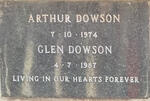 DOWSON Arthur -1974 & DOWSON Glen -1987
