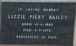 BAILEY Lizzie Piery 1890-1972