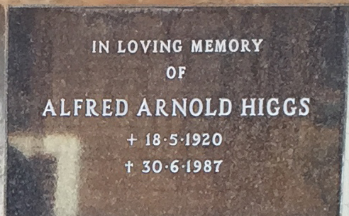 HIGGS Alfred Arnold 1920-1987