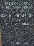 SEGGIE Randolph 1900-1966