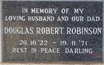 ROBINSON Douglas Robert 1922-1971