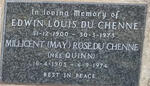 CHENNE Edwin Louis, du 1900-1973 & Milicent Rose QUINN 1905-1974