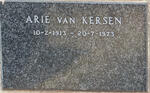 KERSEN Arie, van 1913-1973