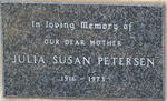 PETERSEN Julia Susan 1916-1973