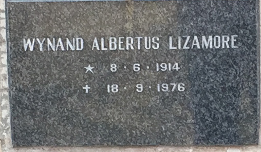 LIZAMORE Wynand Albertus 1914-1976
