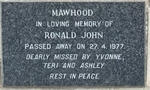 MAWHOOD Ronald John -1977