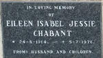 CHABANT Eileen Isabel Jessie 1914-1976