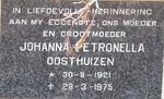 OOSTHUIZEN Johanna Petronella 1921-1975