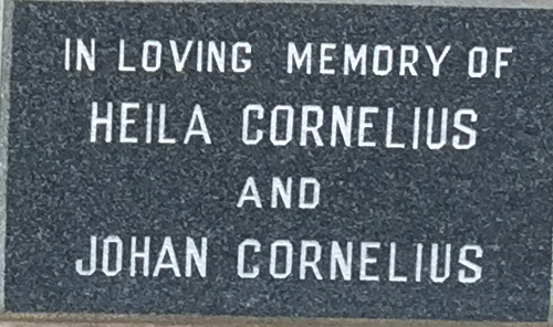 CORNELIUS Johan & Heila