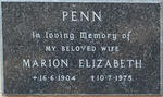 PENN Marion Elizabeth 1904-1975