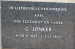 JONKER G. 1927-1977
