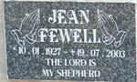 FEWELL Jean 1927-2003
