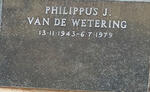 WETERING Philippus J., van de 1943-1979