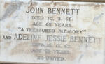 BENNETT John -1966 & Adeline Jessie -1967