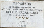 THOMPSON Gerald Crome 1909-1965 & Molly 1909-1984
