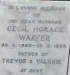 WAKFER Cecil Horace 190?-1963