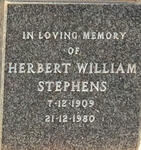 STEPHENS Herbert William 1909-1980