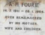 FOURIE A.H. 1911-1964