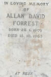FORREST Allan David 1909-1963