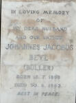 BEYL Johannes Jacobus 1898-1963