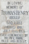 GREGOR Thomas Henry -1964