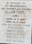 AIRD John 1899-1974 & Ellen Scott 1905-1965