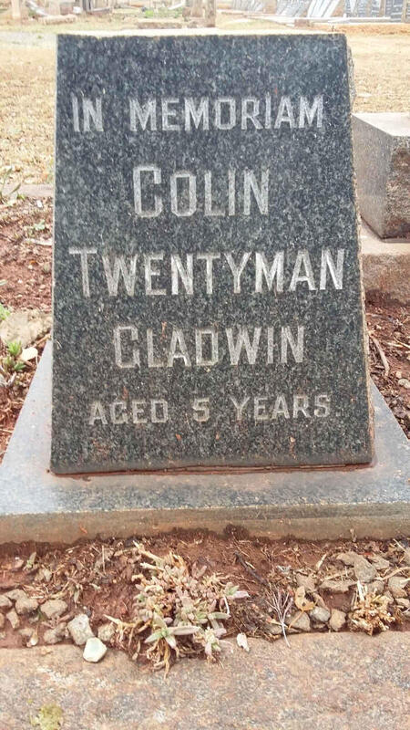 GLADWIN Colin Twentyman