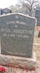 KNIGHTON Rose 1888-1940
