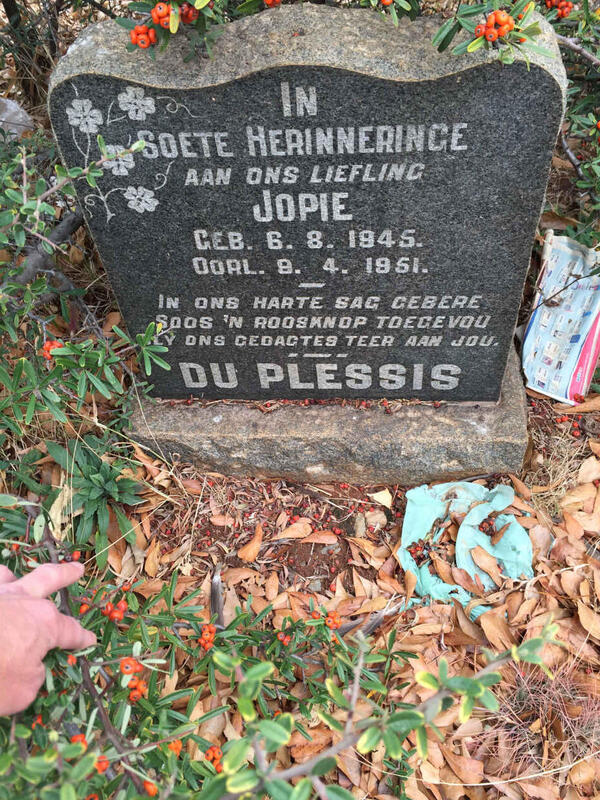 PLESSIS Jopie, du 1945-1951