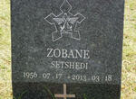 ZOBANE Setshedi 1956-2013