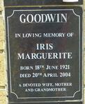 GOODWIN Iris Marguerite 1921-2004