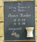 ROCHER Hester 1928-1998