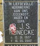REINECKE B.J.S. 1927-2002