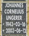 UNGERER Johannes Cornelius 1943-2003