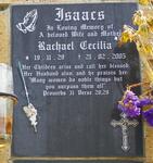 ISAACS Rachael Cecilia 1929-2005