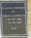 KAMMIES Craig 1984-2007