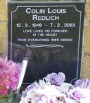REDLICH Colin Louis 1940-2003