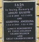 SADA Adolfo Giuseppe 1897-1972 & Giuseppina Angiolina 1901-1981