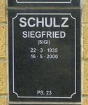 SCHULZ Siegfried 1935-2000