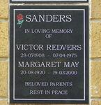 SANDERS Victor Redvers 1908-1975 & Margaret May 1920-2000