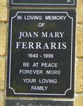 FERRARIS Joan Mary 1940-1996