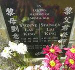 KING Stanley, LAI 1946-1999 & Yvonne 1952-2014
