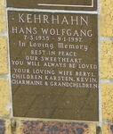 KEHRHAHN Hans Wolfgang 1935-1997