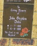 DOBIE John Stephen 1919-1991