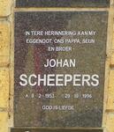 SCHEEPERS Johan 1953-1996