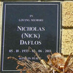 DAFLOS Nicholas 1933-2011