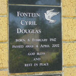 FONTEIN Cyril Douglas 1947-2002