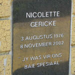 GERICKE Nicolette 1976-2002